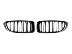 Kies-Motorsports AutoTecknic USA AutoTecknic Dual-Slats Stealth Black Front Grille Set - F32/ F36 4-Series | F80 M3 | F82 M4