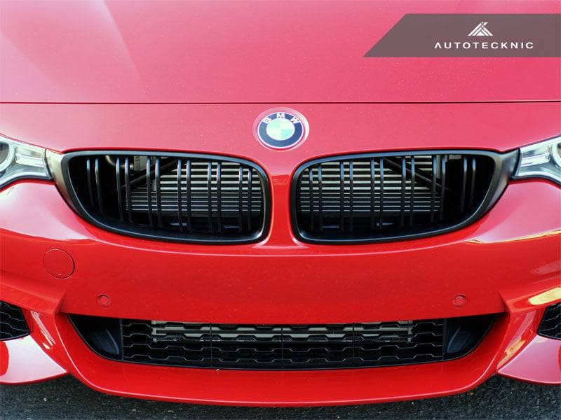 Kies-Motorsports AutoTecknic USA AutoTecknic Dual-Slats Stealth Black Front Grille Set - F32/ F36 4-Series | F80 M3 | F82 M4