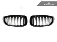 Kies-Motorsports AutoTecknic USA AutoTecknic Dual-Slats Stealth Black Front Grille Set - F34 3-Series Gran Turismo
