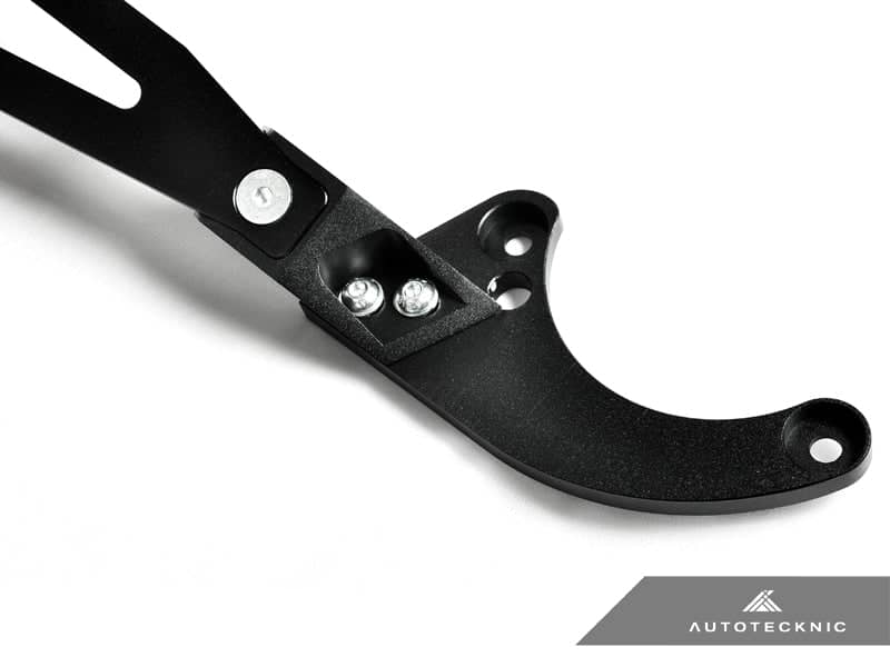 Kies-Motorsports AutoTecknic USA AutoTecknic Front Aluminum Strut Brace - F30/ F31 3-Series | F32/ F36 4-Series Stealth Black