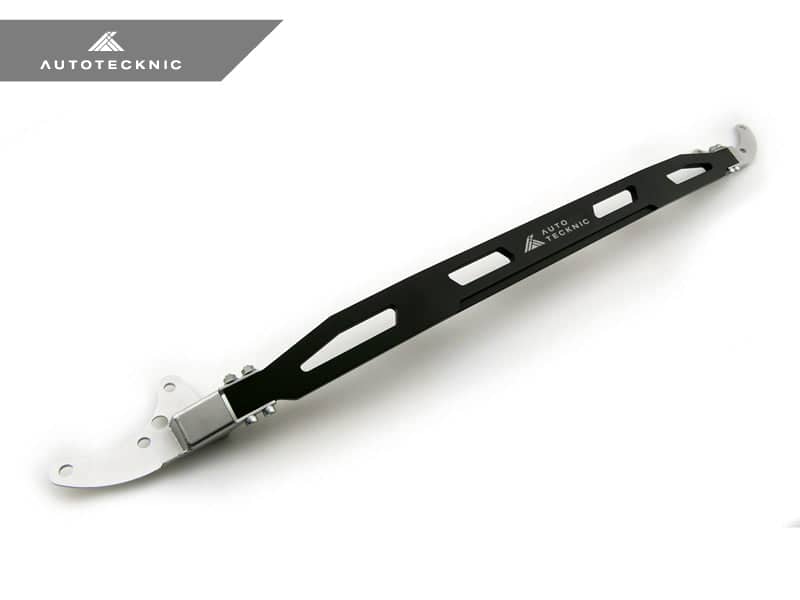 Kies-Motorsports AutoTecknic USA AutoTecknic Front Aluminum Strut Brace - F30/ F31 3-Series | F32/ F36 4-Series Stealth Black
