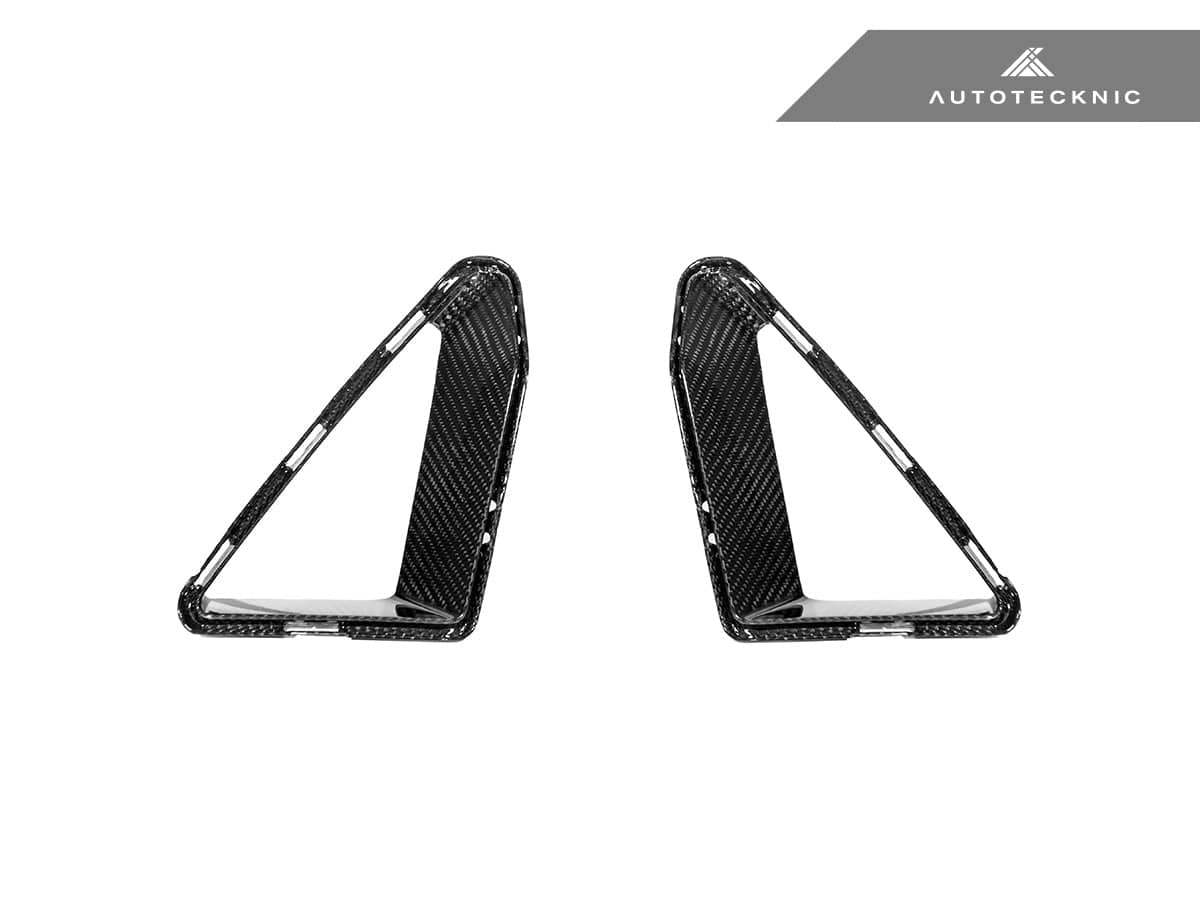 Kies-Motorsports AutoTecknic USA AutoTecknic Front Bumper Carbon Air Curtain Set - G90/ G99 M5