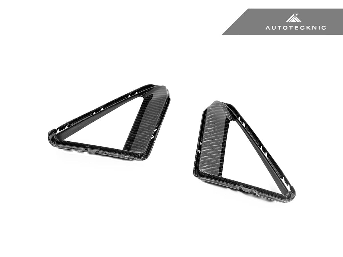 Kies-Motorsports AutoTecknic USA AutoTecknic Front Bumper Carbon Air Curtain Set - G90/ G99 M5