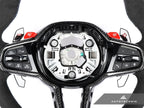 Kies-Motorsports AutoTecknic USA AutoTecknic G8X LCI Alcantara Steering Wheel - G8X M2/ M3/ M4