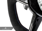 Kies-Motorsports AutoTecknic USA AutoTecknic G8X LCI Alcantara Steering Wheel - G8X M2/ M3/ M4