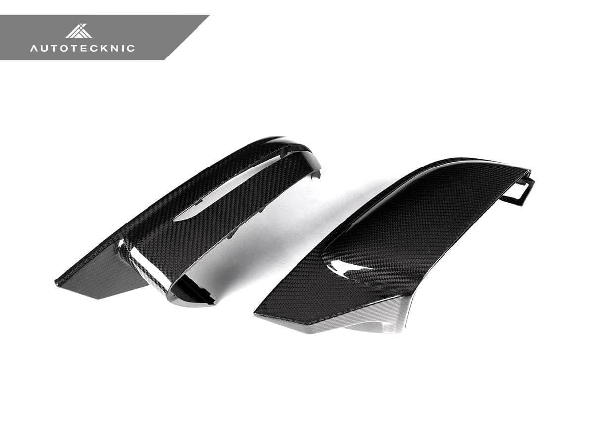 Kies-Motorsports AutoTecknic USA AutoTecknic G8X Style M-Inspired Version II Dry Carbon Mirror Covers - G20 3-Series | G22/ G26 4-Series