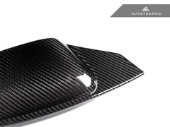 Kies-Motorsports AutoTecknic USA AutoTecknic G8X Style M-Inspired Version II Dry Carbon Mirror Covers - G20 3-Series | G22/ G26 4-Series