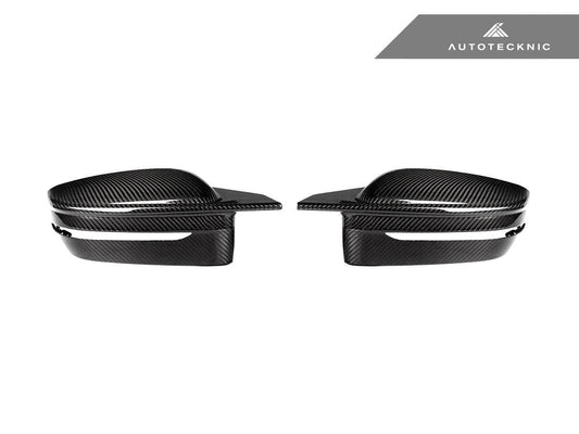 Kies-Motorsports AutoTecknic USA AutoTecknic G8X Style M-Inspired Version II Dry Carbon Mirror Covers - G42 2-Series