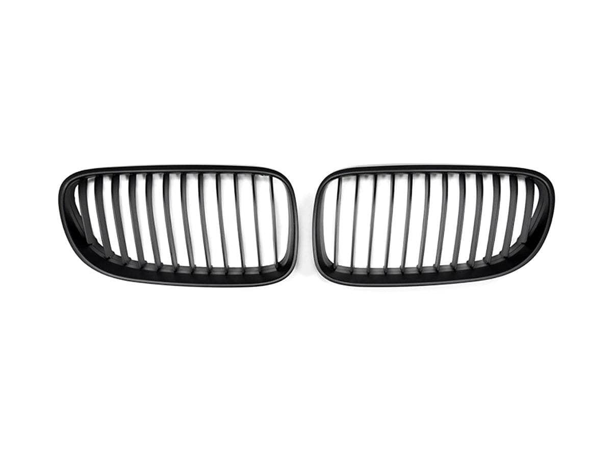 Kies-Motorsports AutoTecknic USA AutoTecknic Glazing Black Front Grille Set - BMW E92 Coupe | E93 Cabrio | 3-Series LCI