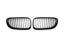 Kies-Motorsports AutoTecknic USA AutoTecknic Glazing Black Front Grille Set - BMW E92 Coupe | E93 Cabrio | 3-Series LCI