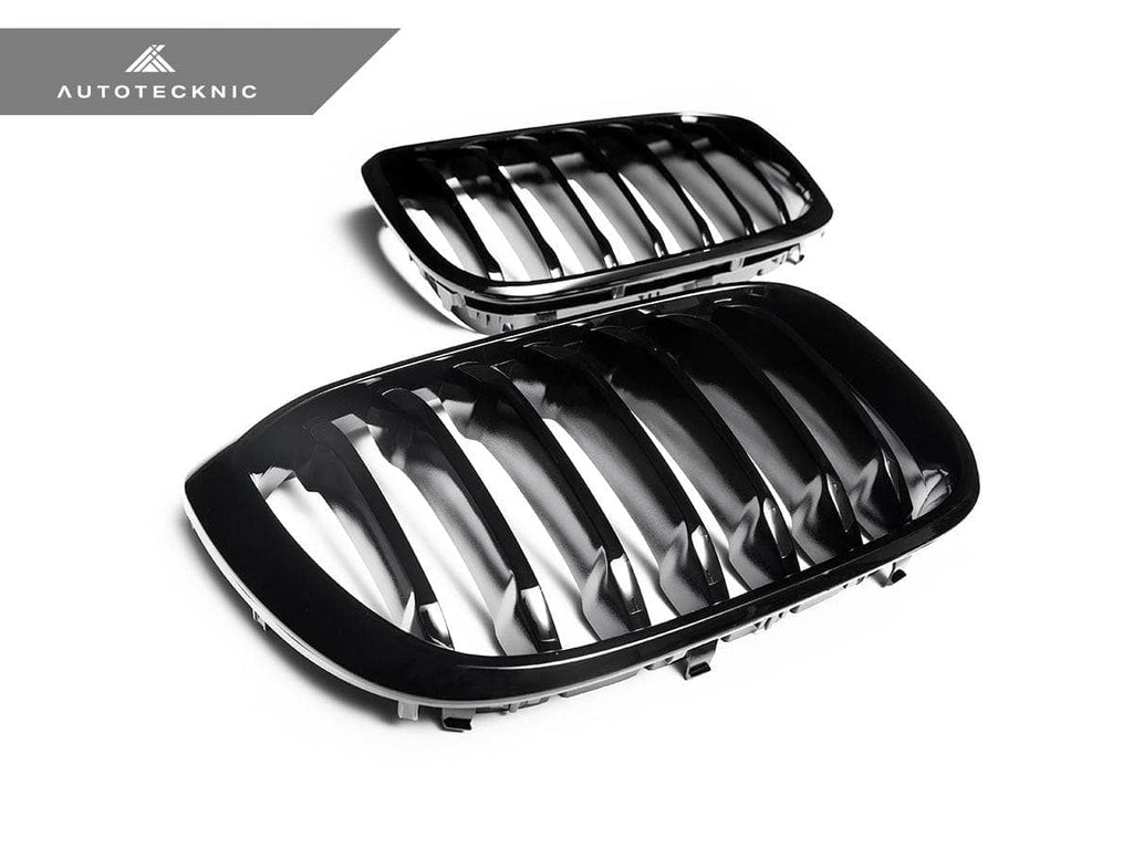 Kies-Motorsports AutoTecknic USA AutoTecknic Glazing Black Front Grille Set - BMW G01 X3 | G02 X4 Pre-LCI