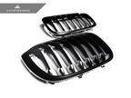 Kies-Motorsports AutoTecknic USA AutoTecknic Glazing Black Front Grille Set - BMW G01 X3 | G02 X4 Pre-LCI