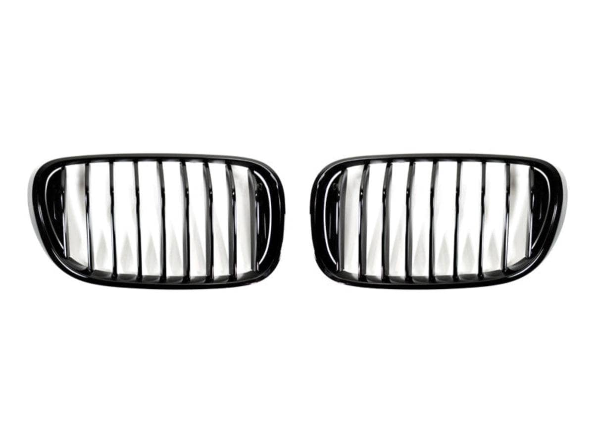 Kies-Motorsports AutoTecknic USA AutoTecknic Glazing Black Front Grille Set - BMW G11/ G12 7-Series Pre-LCI (16-19)