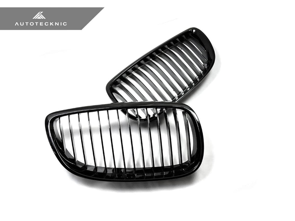Kies-Motorsports AutoTecknic USA AutoTecknic Glazing Black Front Grille Set - E92/ E93 3-Series Pre-LCI (Including E9X M3)