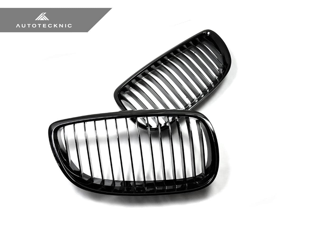 Kies-Motorsports AutoTecknic USA AutoTecknic Glazing Black Front Grille Set - E92/ E93 3-Series Pre-LCI (Including E9X M3)