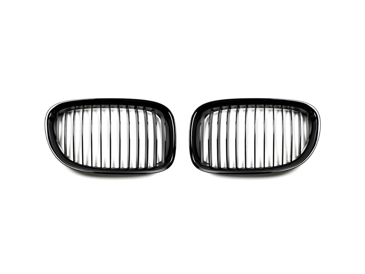 Kies-Motorsports AutoTecknic USA AutoTecknic Glazing Black Front Grille Set - F01/ F02 7-Series Main image