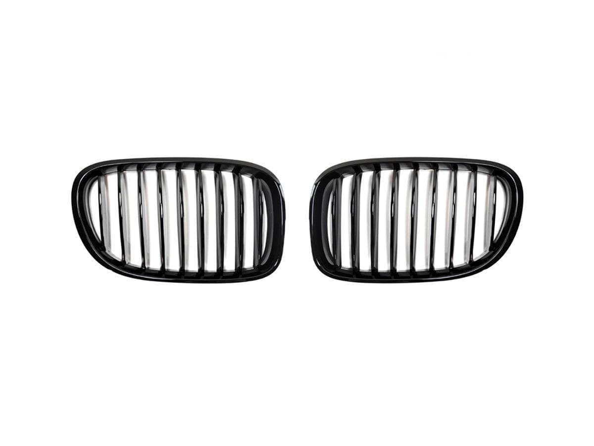Kies-Motorsports AutoTecknic USA AutoTecknic Glazing Black Front Grille Set - F01/ F02 7-Series LCI