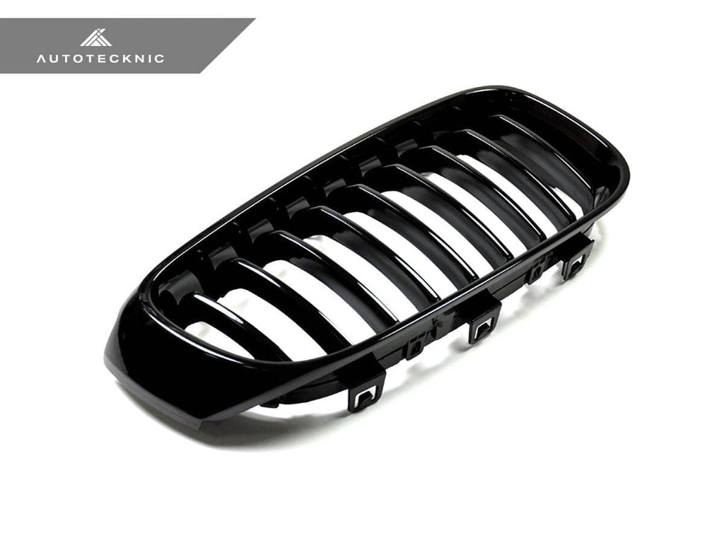 Kies-Motorsports AutoTecknic USA AutoTecknic Glazing Black Front Grille Set - F34 3-Series Gran Turismo