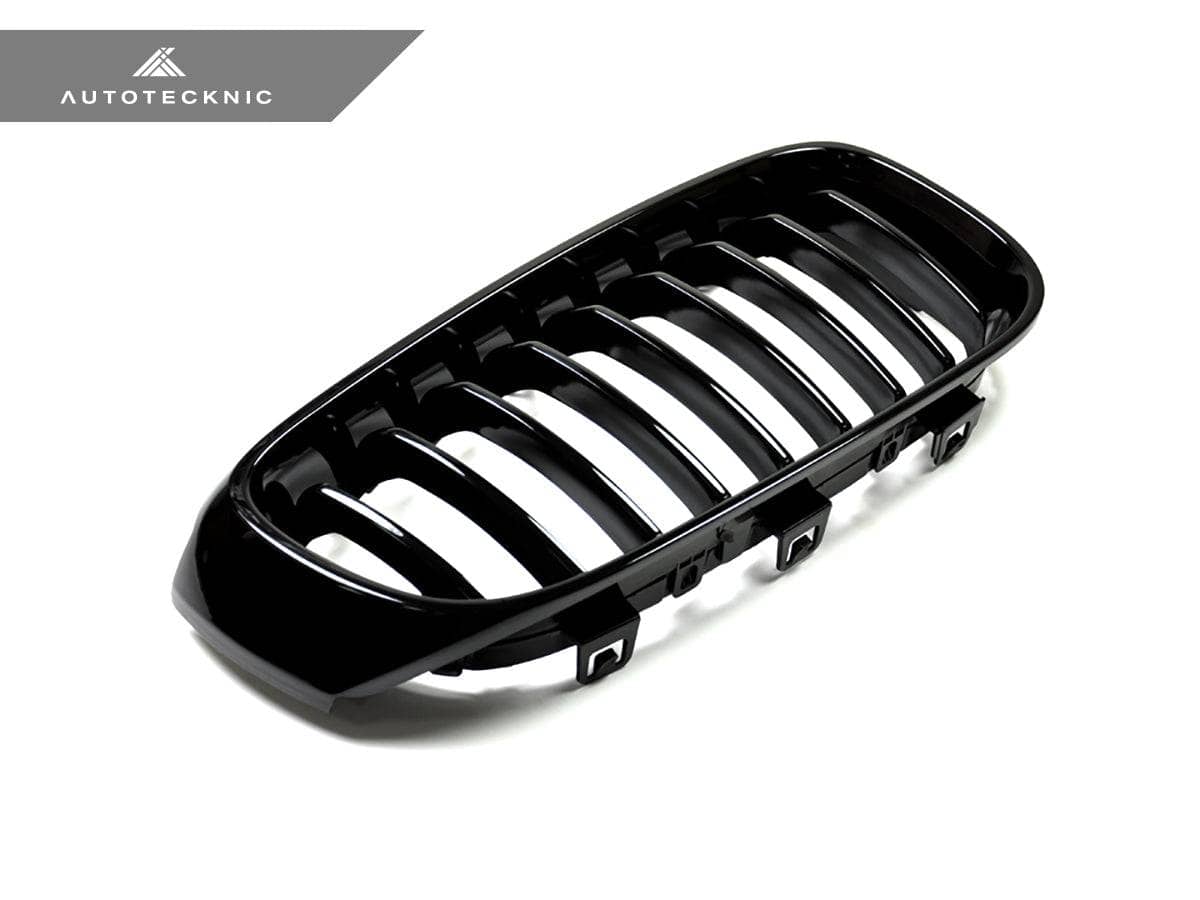 Kies-Motorsports AutoTecknic USA AutoTecknic Glazing Black Front Grille Set - F34 3-Series Gran Turismo