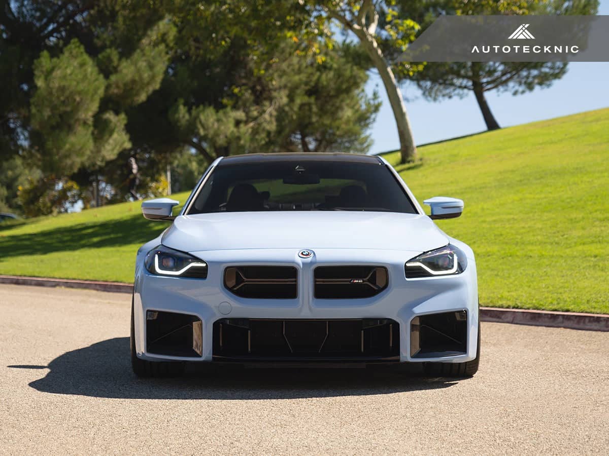 AutoTecknic Gloss Black Corsa Front Grille - BMW G87 M2 Secondary image