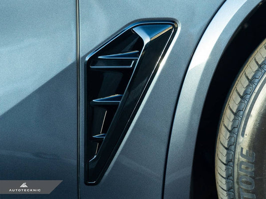 Kies-Motorsports AutoTecknic USA AutoTecknic Gloss Black Fender Trim Set - F95 X5M | G05 X5