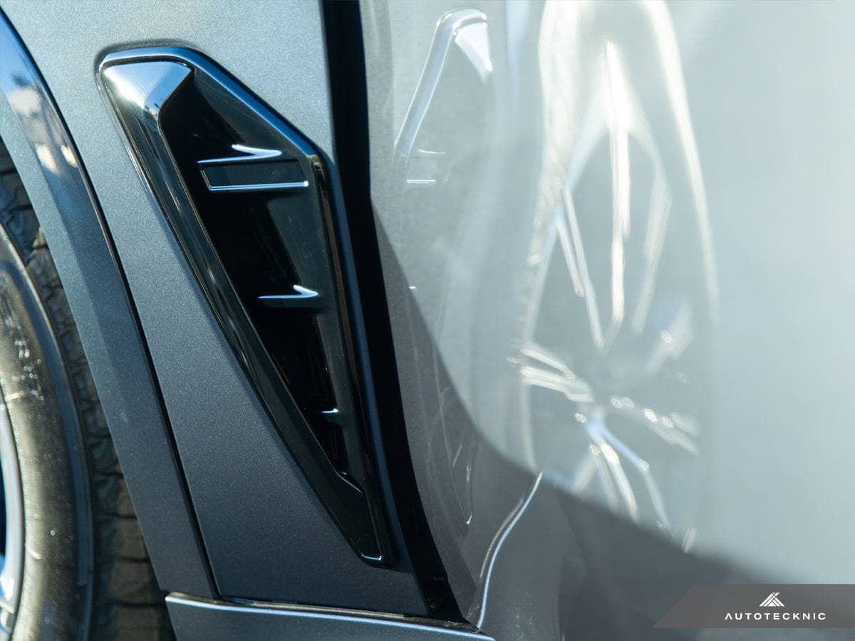 Kies-Motorsports AutoTecknic USA AutoTecknic Gloss Black Fender Trim Set - F95 X5M | G05 X5
