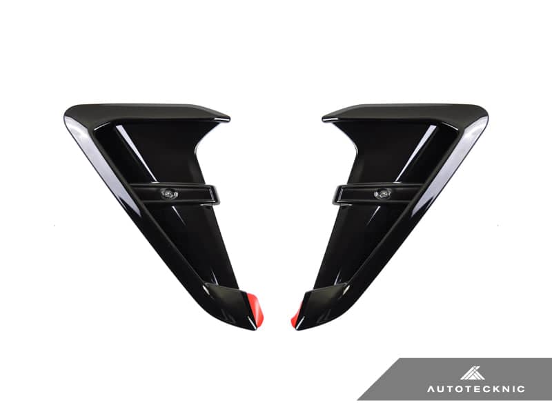 Kies-Motorsports AutoTecknic USA AutoTecknic Gloss Black Fender Trim Set - F97 X3M | F98 X4M | G01 X3 | G02 X4