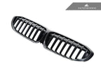 Kies-Motorsports AutoTecknic USA AutoTecknic Gloss Black Front Grille - BMW G20 3-Series Pre-LCI
