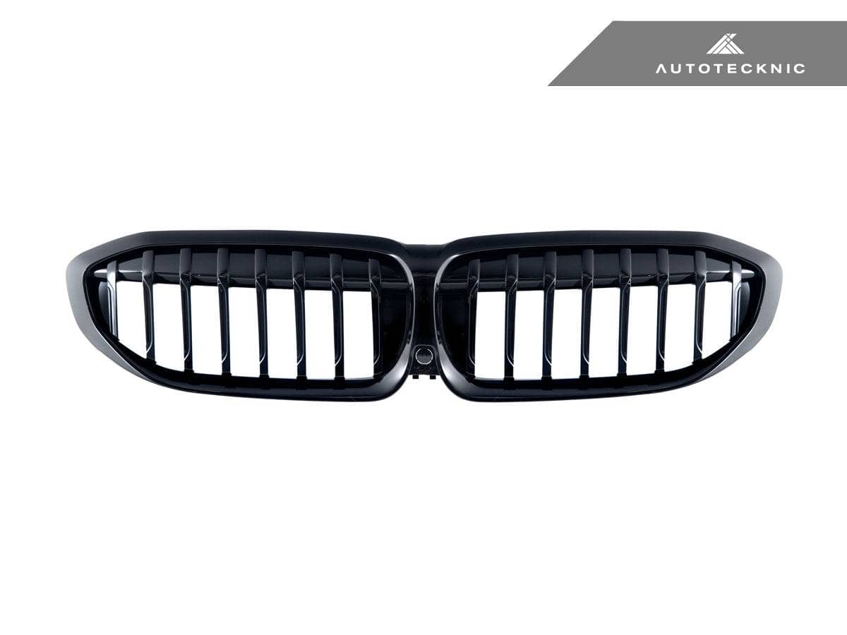 Kies-Motorsports AutoTecknic USA AutoTecknic Gloss Black Front Grille - BMW G20 3-Series Pre-LCI