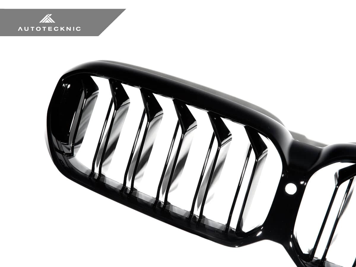 Kies-Motorsports AutoTecknic USA AutoTecknic Gloss Black Front Grille - F90 M5 LCI | G30 5-Series LCI