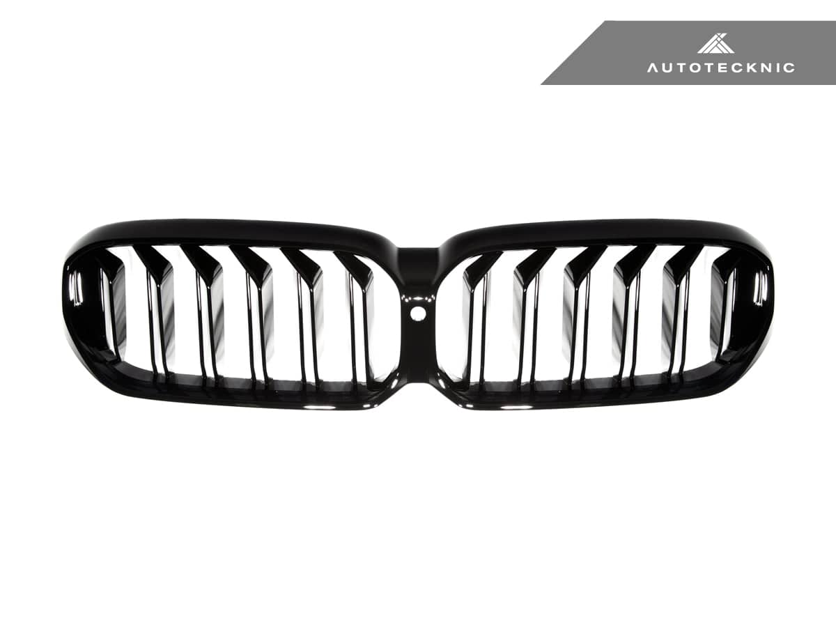 Kies-Motorsports AutoTecknic USA AutoTecknic Gloss Black Front Grille - F90 M5 LCI | G30 5-Series LCI Main image