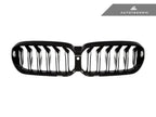 Kies-Motorsports AutoTecknic USA AutoTecknic Gloss Black Front Grille - F90 M5 LCI | G30 5-Series LCI