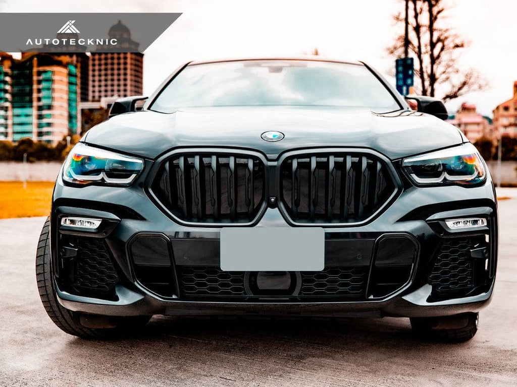Kies-Motorsports AutoTecknic USA AutoTecknic Gloss Black Front Grille - G06 X6 Pre-LCI