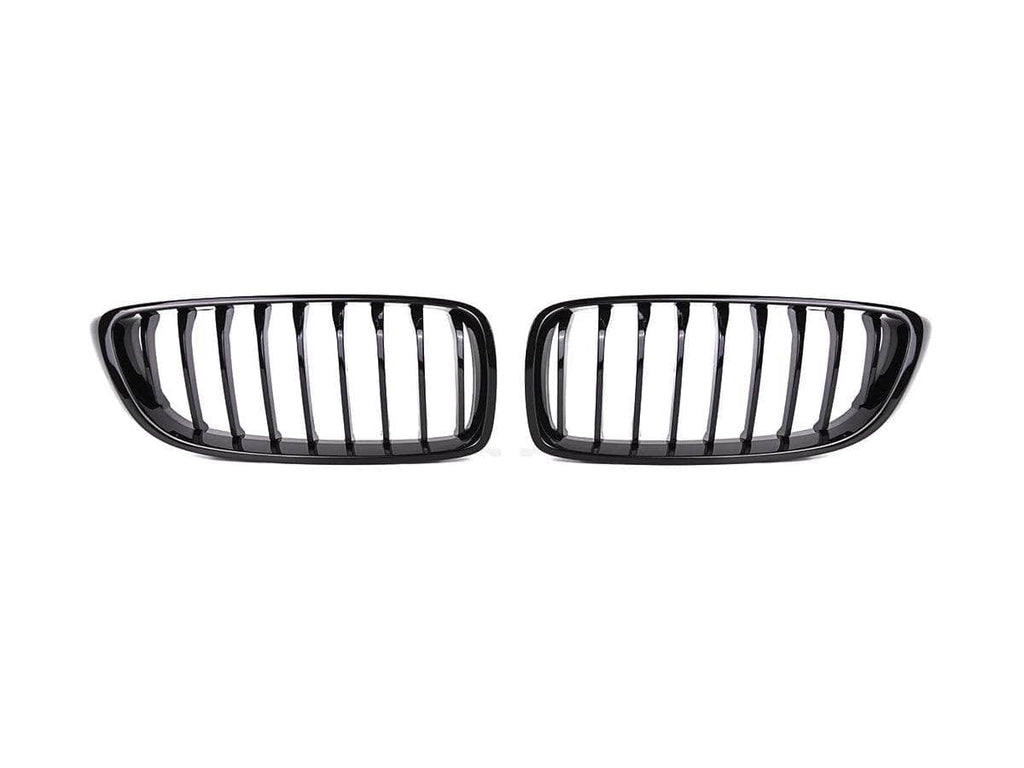 Kies-Motorsports AutoTecknic USA AutoTecknic Gloss Black Front Grille Set - BMW F32/ F36 4-Series