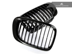 Kies-Motorsports AutoTecknic USA AutoTecknic Gloss Black Front Grille Set - E46 3-Series Coupe Pre-Facelift | M3