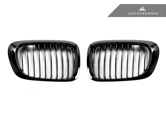 Kies-Motorsports AutoTecknic USA AutoTecknic Gloss Black Front Grille Set - E46 3-Series Coupe Pre-Facelift | M3