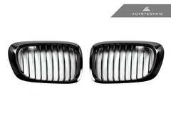 Kies-Motorsports AutoTecknic USA AutoTecknic Gloss Black Front Grille Set - E46 3-Series Coupe Pre-Facelift | M3