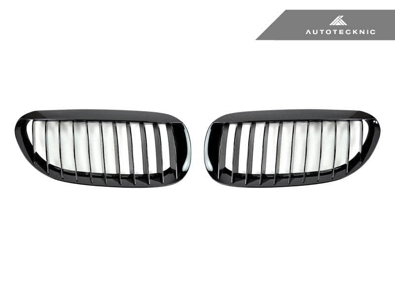 Kies-Motorsports AutoTecknic USA AutoTecknic Gloss Black Front Grille Set - E63/ E64 6-Series & M6 Main image
