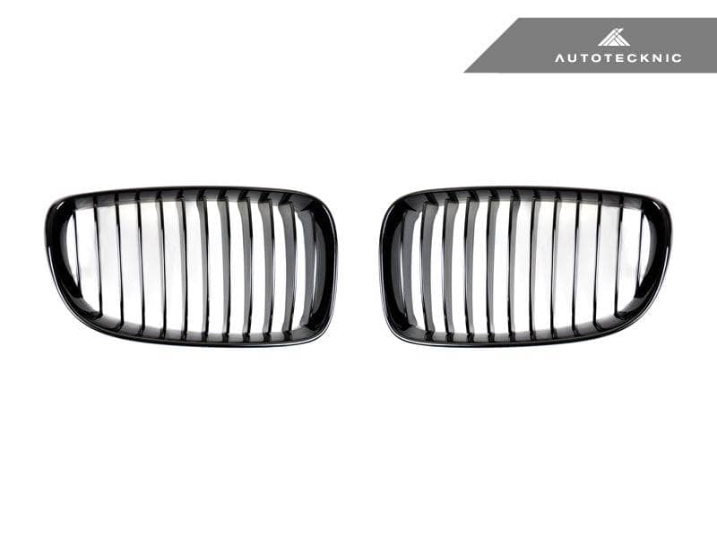 Kies-Motorsports AutoTecknic USA AutoTecknic Gloss Black Front Grille Set - E82 1-Series & 1M