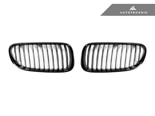 Kies-Motorsports AutoTecknic USA AutoTecknic Gloss Black Front Grille Set - E92 Coupe/ E93 Cabrio | 3-Series LCI
