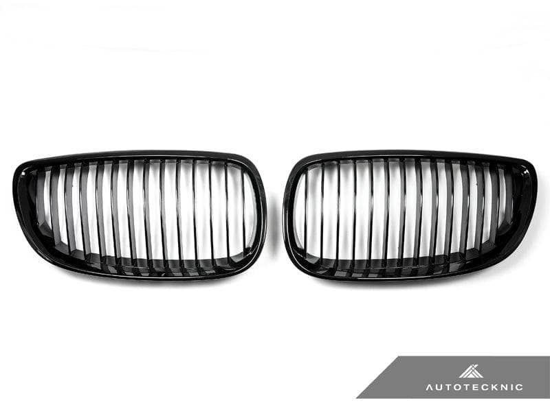 Kies-Motorsports AutoTecknic USA AutoTecknic Gloss Black Front Grille Set - E92/ E93 3-Series Pre-LCI (Including E9X M3)