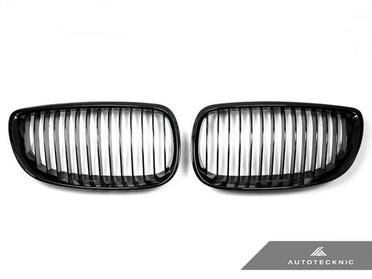 Kies-Motorsports AutoTecknic USA AutoTecknic Gloss Black Front Grille Set - E92/ E93 3-Series Pre-LCI (Including E9X M3)