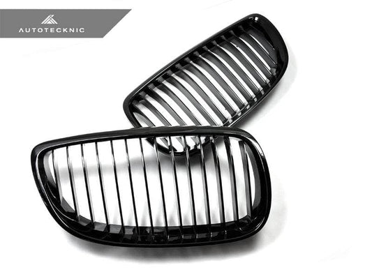 Kies-Motorsports AutoTecknic USA AutoTecknic Gloss Black Front Grille Set - E92/ E93 3-Series Pre-LCI (Including E9X M3)