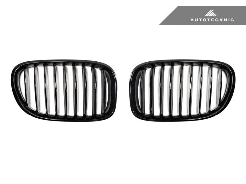 Kies-Motorsports AutoTecknic USA AutoTecknic Gloss Black Front Grille Set - F01/ F02 7-Series LCI