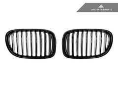 Kies-Motorsports AutoTecknic USA AutoTecknic Gloss Black Front Grille Set - F01/ F02 7-Series LCI