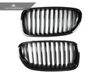 Kies-Motorsports AutoTecknic USA AutoTecknic Gloss Black Front Grille Set - F10 Sedan/ F11 Wagon | 5-Series