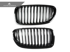 Kies-Motorsports AutoTecknic USA AutoTecknic Gloss Black Front Grille Set - F10 Sedan/ F11 Wagon | 5-Series