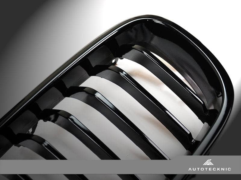 Kies-Motorsports AutoTecknic USA AutoTecknic Gloss Black Front Grille Set - F10 Sedan/ F11 Wagon | 5-Series