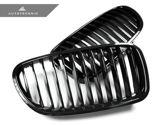 Kies-Motorsports AutoTecknic USA AutoTecknic Gloss Black Front Grille Set - F10 Sedan/ F11 Wagon | 5-Series