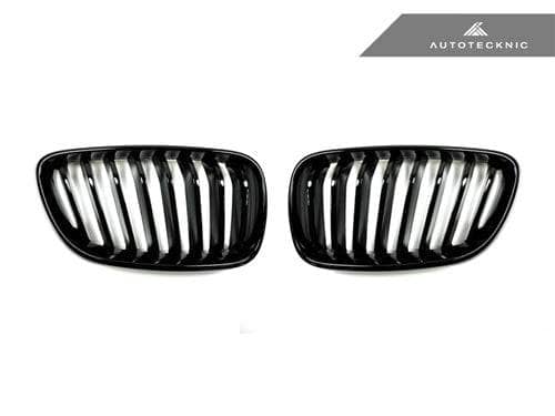 Kies-Motorsports AutoTecknic USA AutoTecknic Gloss Black Front Grille Set - F22 2-Series
